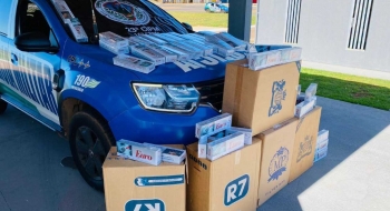 PM apreende cerca de 2,5 mil cigarros contrabandeados em Trindade